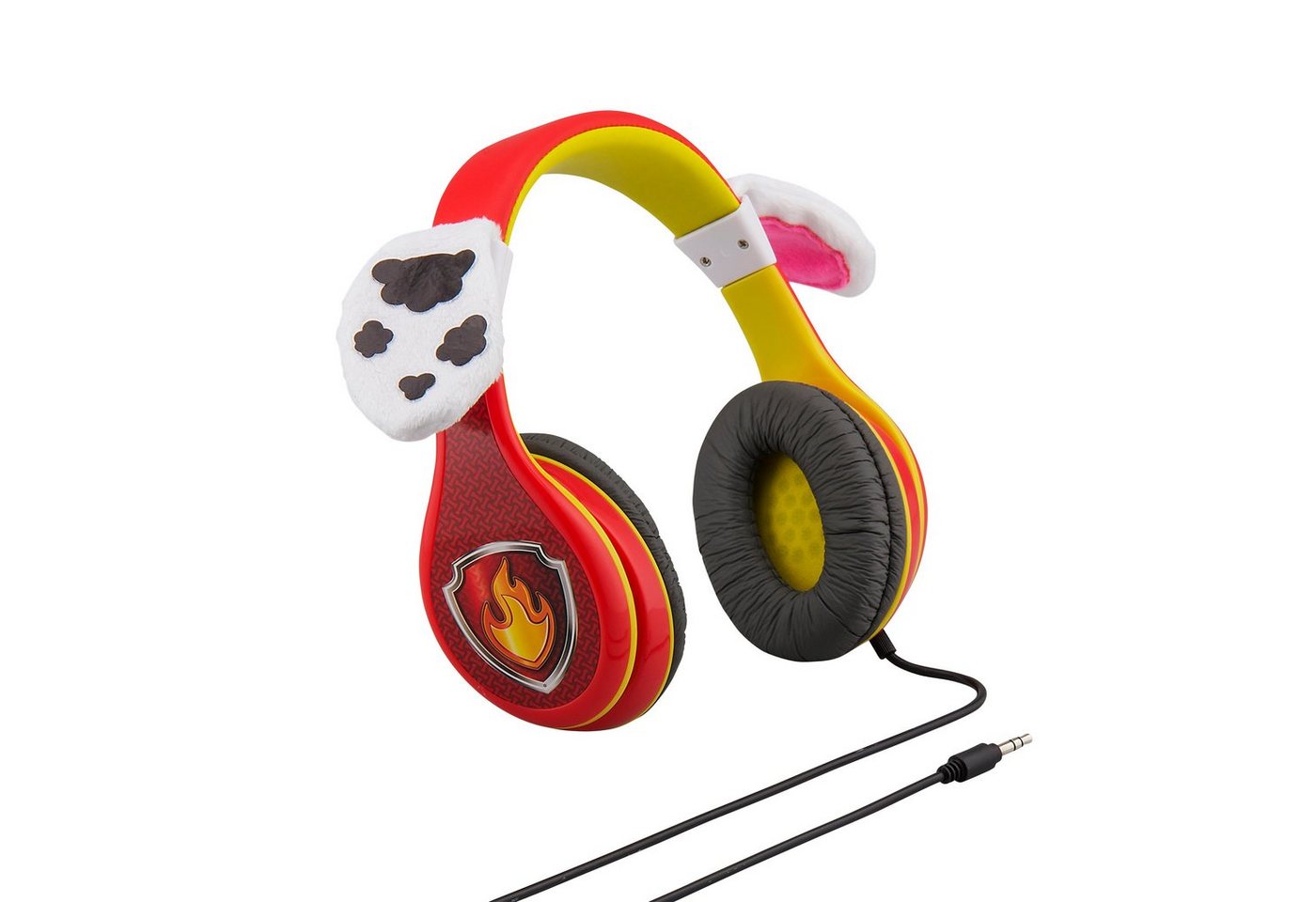 eKids Paw Patrol Kopfhörer Marshall mit coolen 3D Hundeohren Kinder-Kopfhörer (Lautstärkeregelung) von eKids