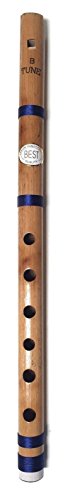 Indische Bambusflöte für Anfänger und Profis, 35,6 cm, Blockflöte, Bansuri von eRadius