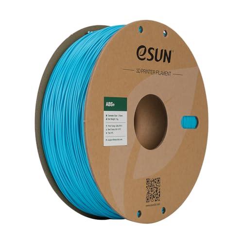eSun ABS+ Filament, ABS Plus 3D-Drucker Filament, 1.75mm / 1kg - Hellblau (lightblue) von eSUN