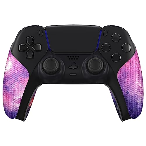 eXtremeRate PlayVital Grip Sticker für ps5 Anti-Rutsche Professionale strukturierte Gummipads Griffpolster Aufkleber Skin für ps5 Controller(Nebelgalaxie) von eXtremeRate