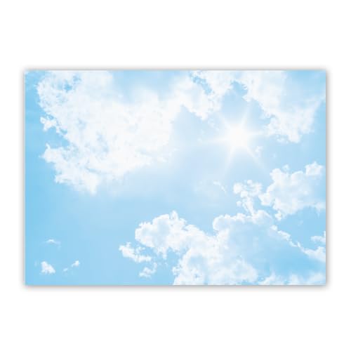 Schreibtischunterlage mit Wolken-Motiv I DIN A2 I 40 Blatt I aus Papier zum Abreißen I Schreib-Unterlage für Büro und Zuhause I dv605 Schreibtischunterlage mit Wolken-Motiv I DIN A2 I 40 Blatt I aus Papier zum Abreißen I Schreib-Unterlage für Büro und Zuhause I dv605 von easydruck24de