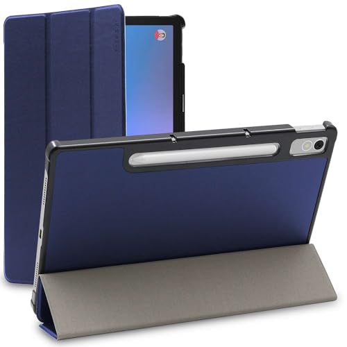 ebestStar - Hülle für Lenovo Tab P12 (2023), Slim Smart Cover (Ultra Dünn), Schutzhülle Etui, Ständer Case Cover, Dunkelblau von ebestStar