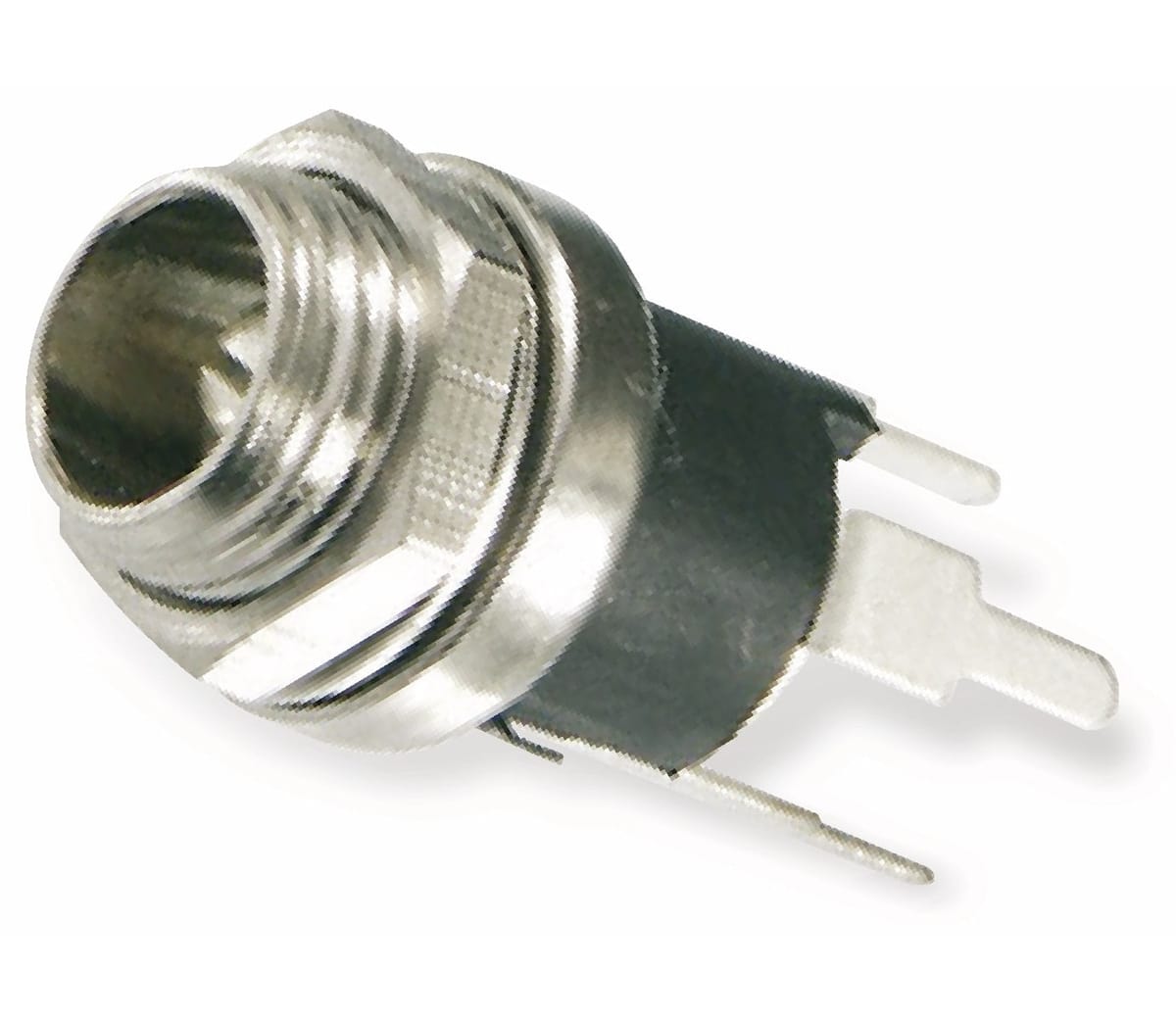 ECON CONNECT Einbau-Hohlbuchse, für Stecker 5,5/2,5 mm, Printanschluss von econ Connect