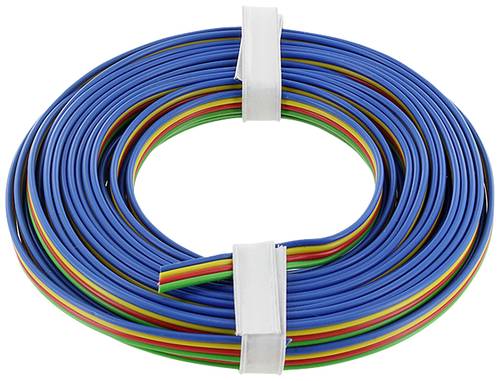 Econ connect KL4X014FARB50 Litze 4 x 0.14mm² Blau, Gelb, Rot, Grün 50m von econ Connect