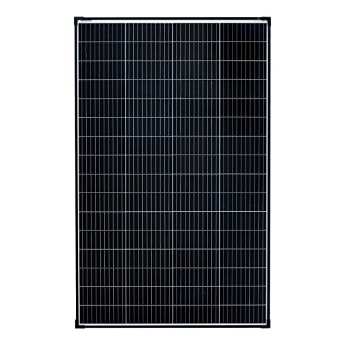 enjoy solar 210W 36V Monokristallines Solarmodul, 182mm Solarzellen 10 Busbars Solarpanel ideal für Wohnmobil, Balkonanlage, Gartenhäuse, Boot (210, watts) von enjoy solar