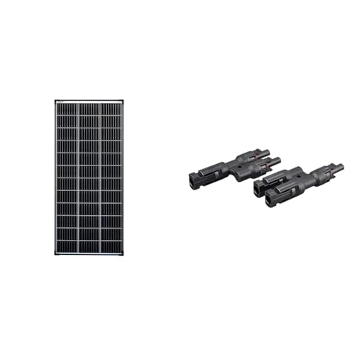 enjoy solar PERC Mono 110W 12V Solarpanel Solarmodul Photovoltaikmodul, Monokristalline Solarzelle PERC Technologie& 1 Paar Solarstecker Y Verteiler 2-fach für Parallelschaltung Solarmodul enjoy solar PERC Mono 110W 12V Solarpanel Solarmodul Photovoltaikmodul, Monokristalline Solarzelle PERC Technologie& 1 Paar Solarstecker Y Verteiler 2-fach für Parallelschaltung Solarmodul von enjoy solar