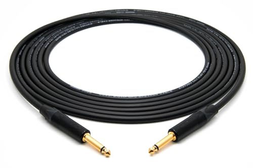 enoaudio Mogami 3082 High-End Lautsprecherkabel | Neutrik Gold 6,3mm TS klinke | HiFi, 7,0 m von enoaudio