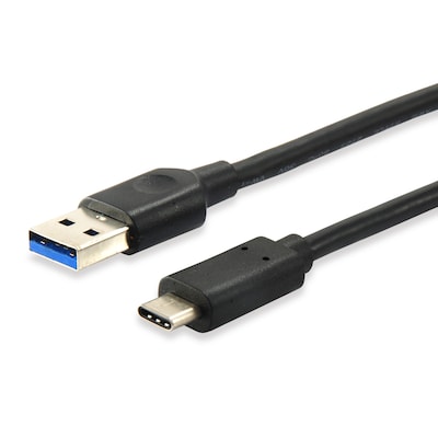 EQUIP 128343 USB 3.2 Gen 1 C auf A Kabel, M/M,  0.25m, 5Gbps, Schwarz von equip