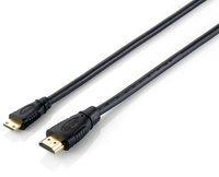 Equip 119306 HDMI-Kabel 1 m HDMI Typ A (Standard) HDMI Type C (Mini) Schwarz von equip