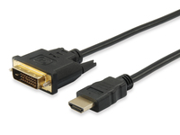 Equip 119322 Videokabel-Adapter 2 m HDMI DVI-D Schwarz von equip