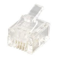 Equip 121121 Drahtverbinder RJ-12 (6P4C) Transparent von equip