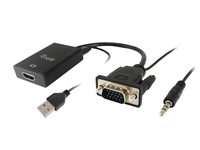 Equip HD15 VGA auf HDMI Adapter mit Audio von equip