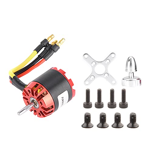 Bürstenloser Motor, N2830 1300KV 250W Metall-RC-Außenrotor-Bürstenloser Motorsatz für 2-4S Lipo A2212 4-Achsen-Flugzeug-RC-Flugzeugmotor von equlup