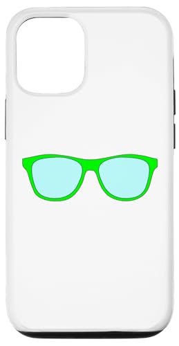 Hülle für iPhone 12/12 Pro Grüne Sonnenbrille von es designs