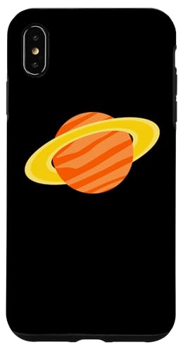 Hülle für iPhone XS Max Lustiges Sonnensystem mit Ringelplaneten. von es designs