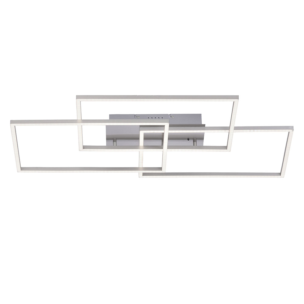 LED Deckenleuchte, Fernbedienung, dimmbar, CCT, L 82 cm von etc-shop