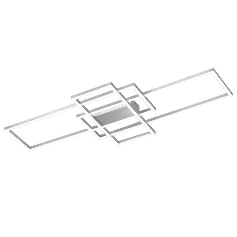 LED Deckenleuchte, dimmbar, Alu gebürstet, L 104 cm von etc-shop