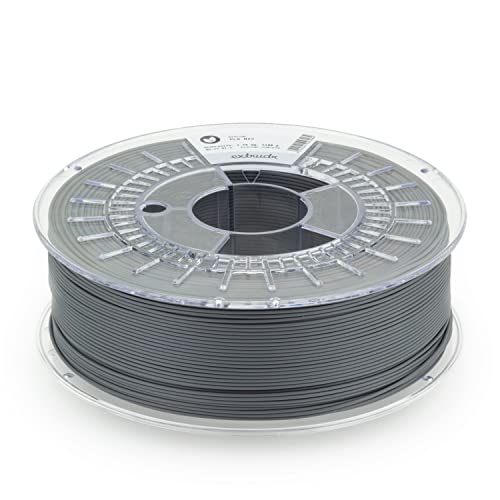 extrudr® PLA NX2 MATT ø1.75mm (1kg) 'ANTHRAZIT MATT' - 3D Drucker Filament - Made in Austria von extrudr