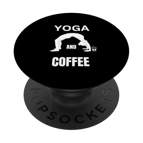 Yoga und Kaffee PopSockets mit austauschbarem PopGrip von fabrinity