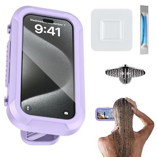 fayarrd Telefonhalter Dusche, Duschfasshalter wasserdicht - Duschfester Telefonhalter,360 Grad einstellbar adhäsive Anti -Schlupf -Touchscreen -Anti -Nebel -Ständer für Badebad Pool Home 7inch fayarrd Telefonhalter Dusche, Duschfasshalter wasserdicht - Duschfester Telefonhalter,360 Grad einstellbar adhäsive Anti -Schlupf -Touchscreen -Anti -Nebel -Ständer für Badebad Pool Home 7inch von fayarrd