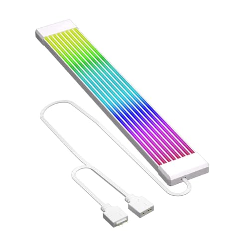 ferater RGB-Stromverlängerungskabel, ARGB-Stromverlängerungskabel, 5 V, 3-Polig, RGB-LED-Lichtleiste für PC-Gehäuse von ferater