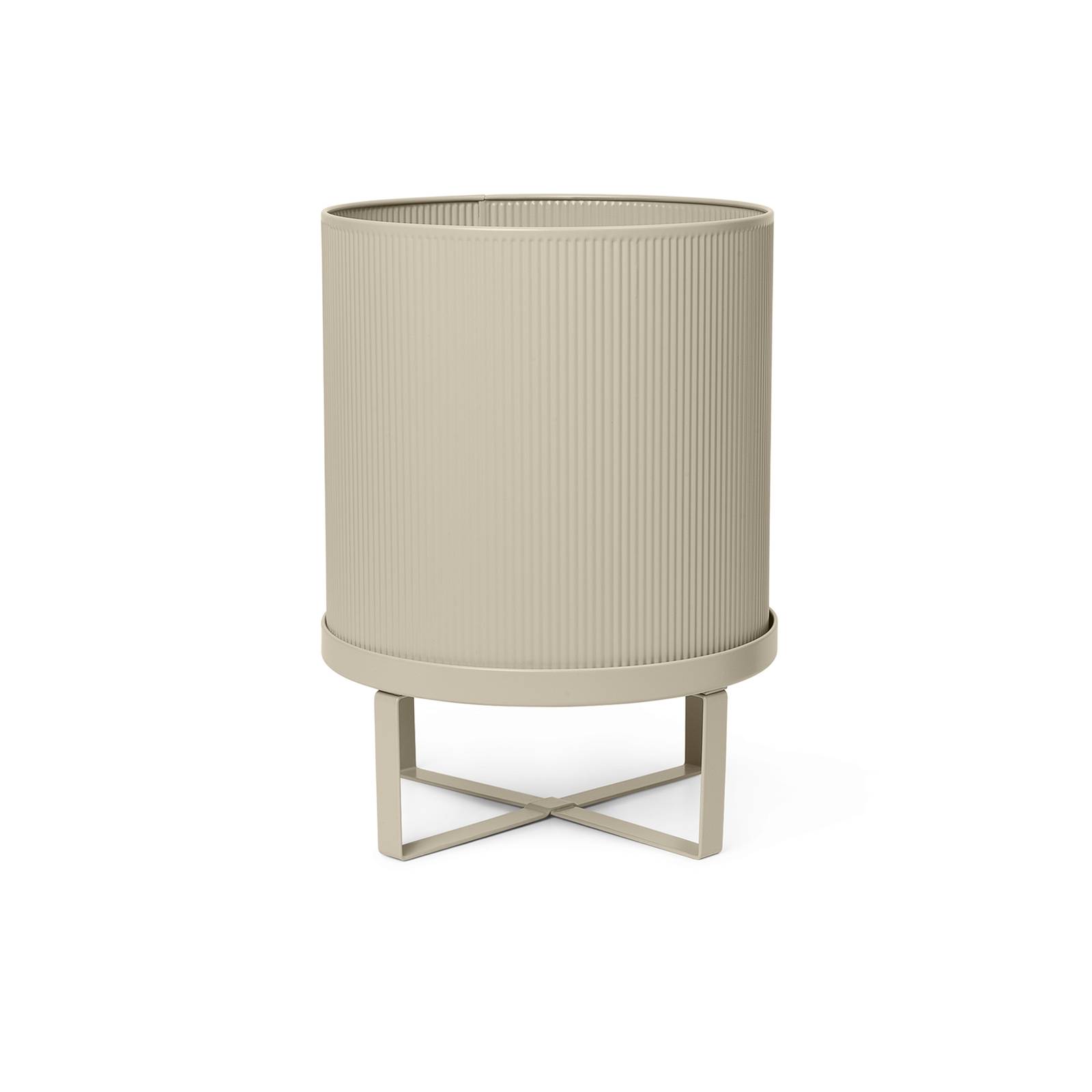 ferm LIVING Blumentopf Bau, beige, Stahl, Ø 28 cm von ferm LIVING