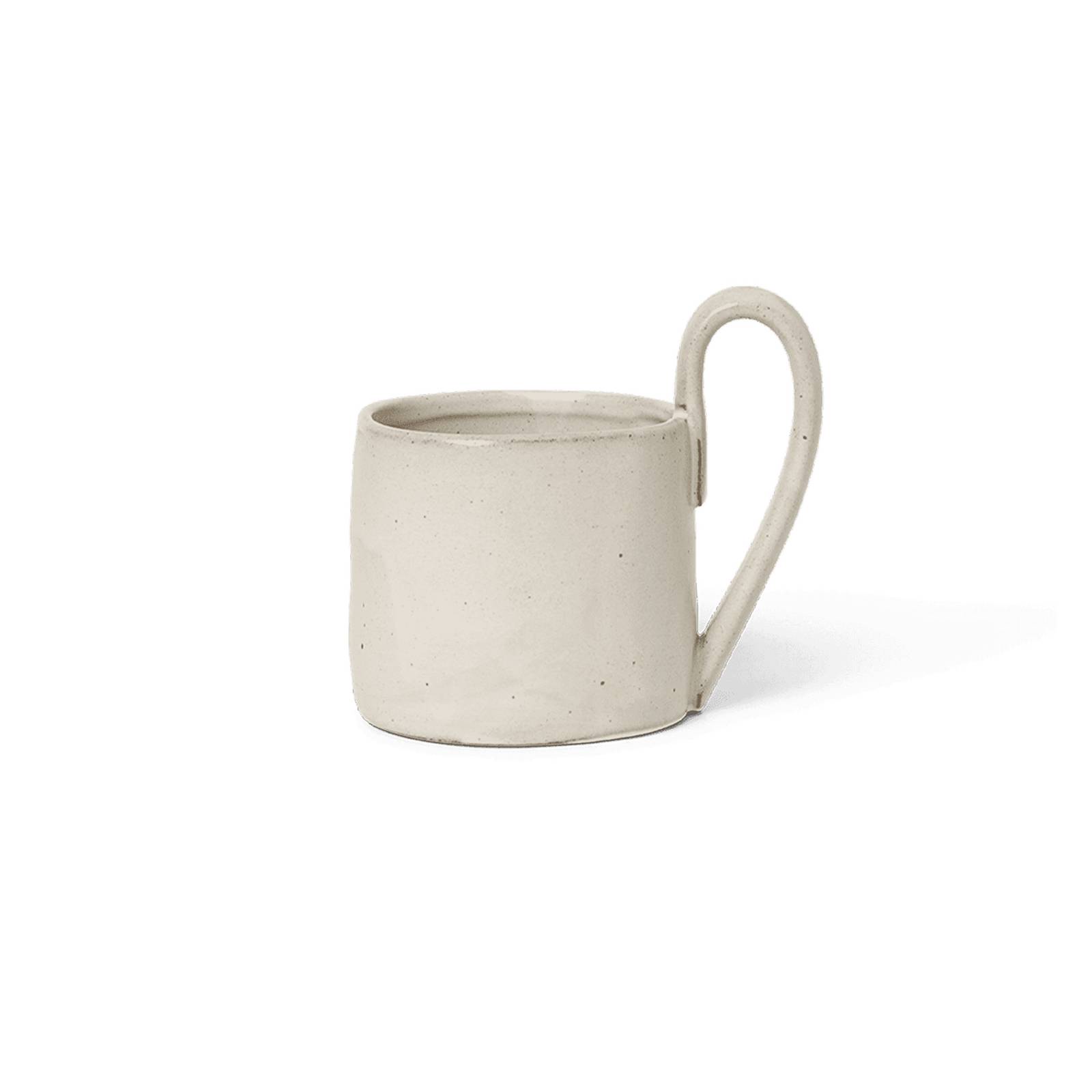 ferm LIVING Tasse Flow, weiß, 360 ml, Keramik, glasiert von ferm LIVING