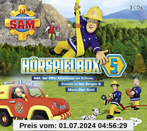 Feuerwehrmann Sam - Hörspiel Box 5 (3CDs) von feuerwehrmann sam