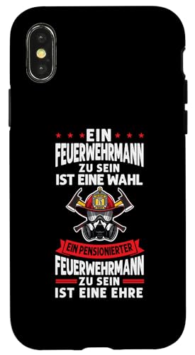 Hülle für iPhone X/XS ein Feuerwehrmann zu sein ist eine Wahl ein Pensio Feuer von feuerwehrmann & 112 Geschenke