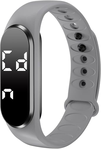 Digitaluhr Herren Damen Uhr Schrittzähler ohne App und Handy Fitnessuhr Digitale Armbanduhr Kinder Uhr Wecker Schlaftracker Kalorien Schrittzähler Armband LED Sportuhr Stoppuhr Coutdown von findtime