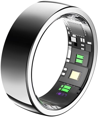 Smart Ring Android Smartring Herren Damen Fitness Ring Tracker Schrittzähler Smartringe für Herren Schlaftracker Fitness Tracking Ring Herzfrequenzmessung Schlaf Ring Sport Smartringe für Damen iOS von findtime