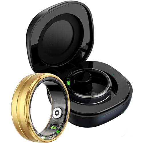 Smart Ring Fitness Tracker Schrittzähler Kalorienzähler Smartringe für Herren Damen Android iOS Pulsmesser Fitness Ring Tracker Schlaf Ring Gesundheitsring Herzfrequenz Smartring Aktivitätstracker von findtime