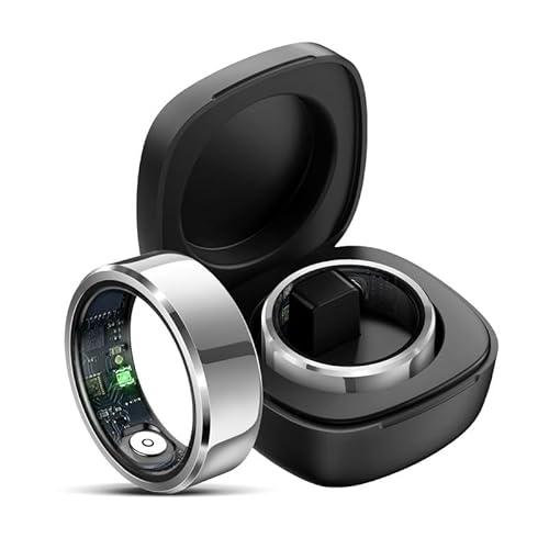 Smart Ring Smartringe für Herren Damen Smart Ring Android Fitness Ring Tracker Pulsmesser Blutdruckmessung Sauerstoffsättigung Schlafmonitor Schrittzähler Gesundheitsüberwachung Aktivitätstracker von findtime