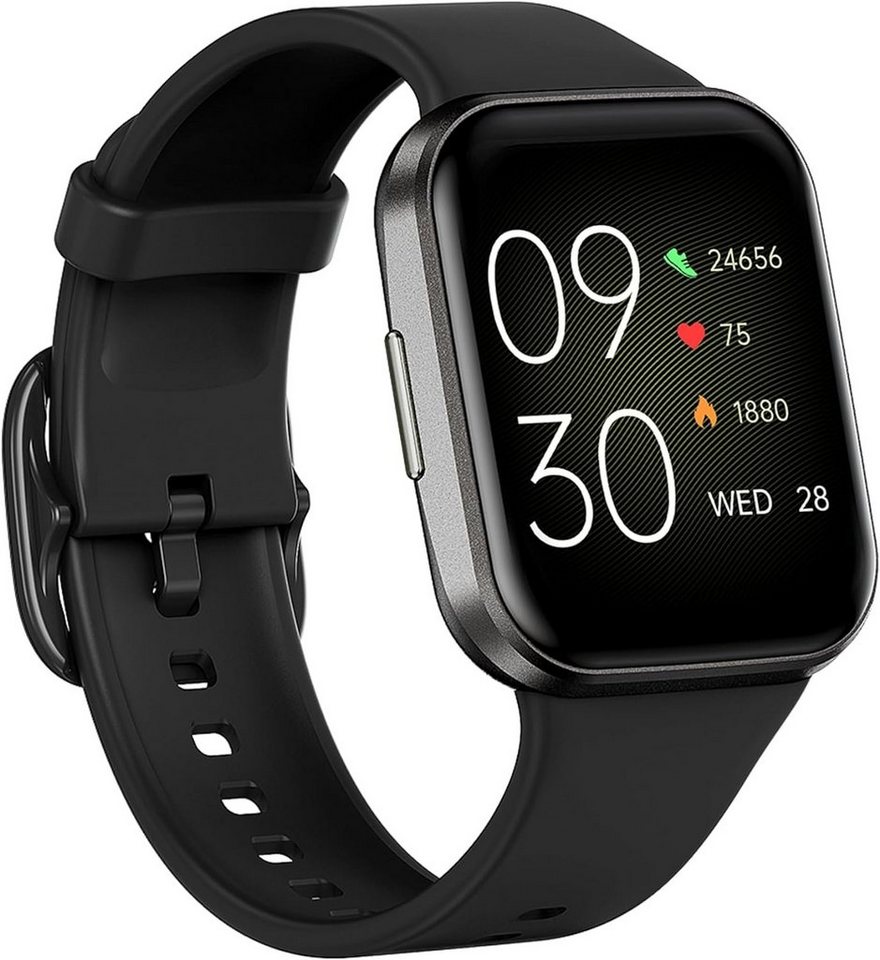findtime Fitness Tracker Pulsmesser Blutdruck Smartwatch (1,7 Zoll), Schlaf Schrittzähler Sport für Damen's und Herren's von findtime