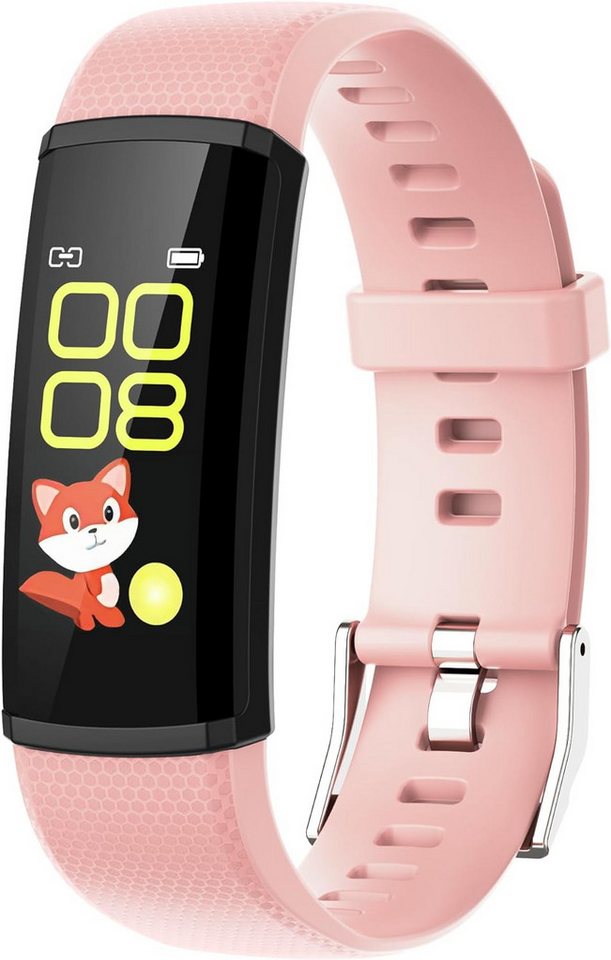 findtime Optische Sensortechnologie Smartwatch (0,96 Zoll, Android, iOS), mit Benachrichtigung Schrittzähler Uhr Herzfrequenz Blutdruckmessung von findtime