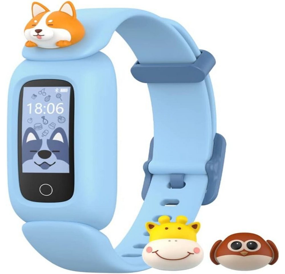 findtime Smartwatch (0,96 Zoll, Android, iOS), Kinderuhr Mädchen Schrittzähler Uhr Wecker Benachrichtigung Fitnessuhr von findtime