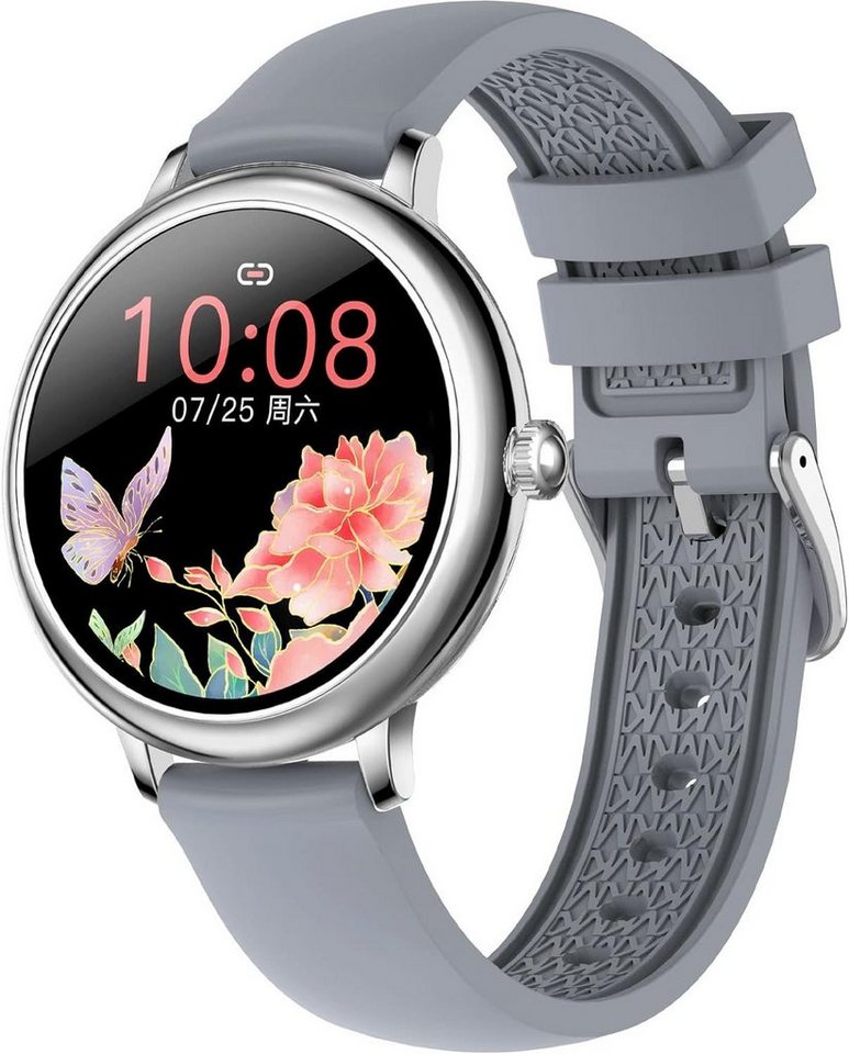 findtime Smartwatch (1,08 Zoll, Android, iOS), mit wasserdicht, 26 Funktionen, Herzfrequenz, Schrittzähler, Kalorien von findtime