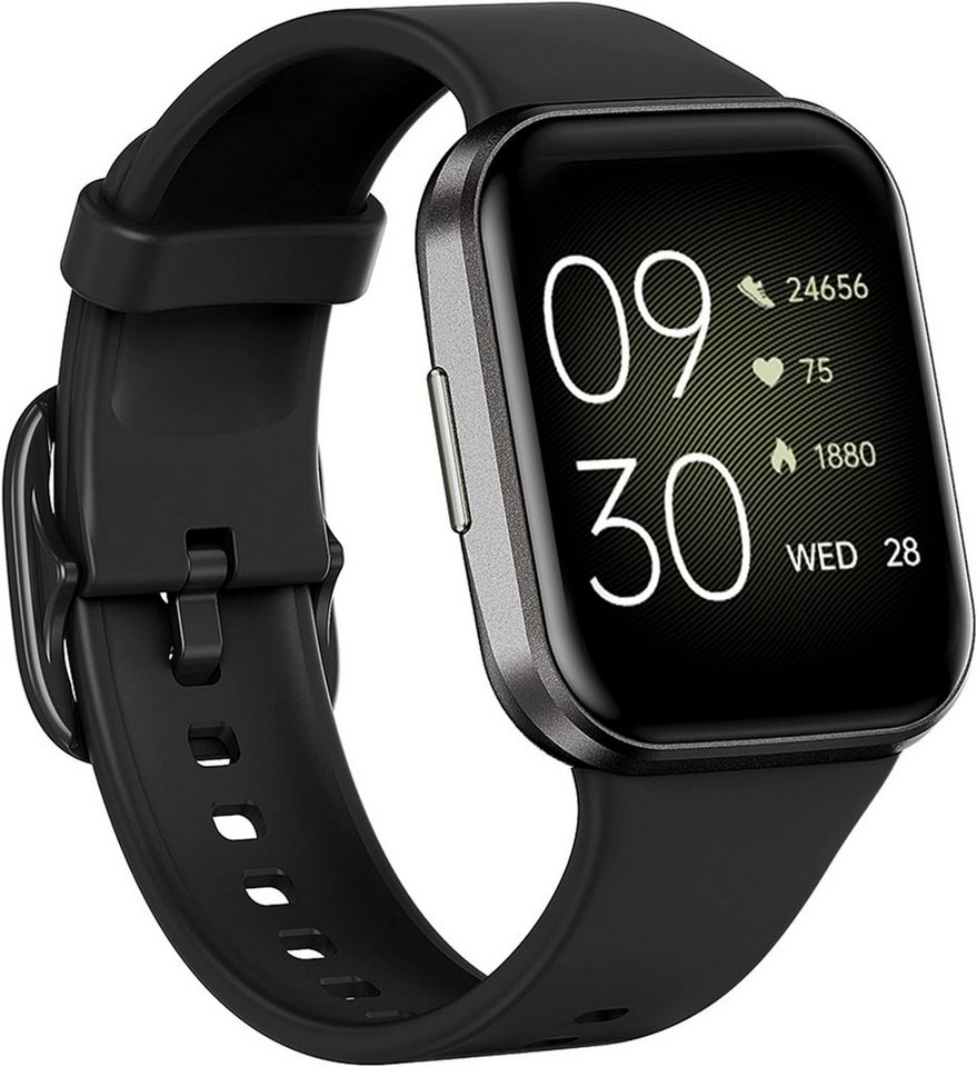 findtime Smartwatch (1,69 Zoll, Android, iOS), mit Blutdruckmessung Herzfrequenz Schlafdaten Wetter Fitness Sportuhr von findtime