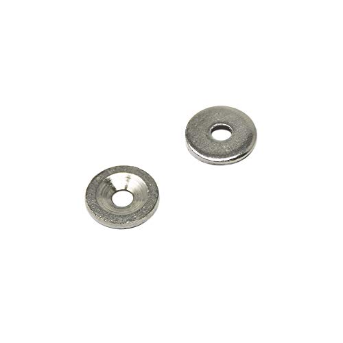 Counterunk -Stahlscheibe Für Die Verwendung Von Magneten, Hängegrafiken Oder Notizenboards - 15 Mm Durchmesser X 2 Mm Dick X 4,2 Mm - Pack Von 10 von first4magnets