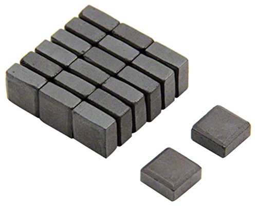 Isotropen Y30 Ferrit Magnet Für Kunst, Handwerk, Wissenschaft und Diy - 10mm x 10mm x 5mm Dick - 0,08kg Pull - Pack von 200 von first4magnets