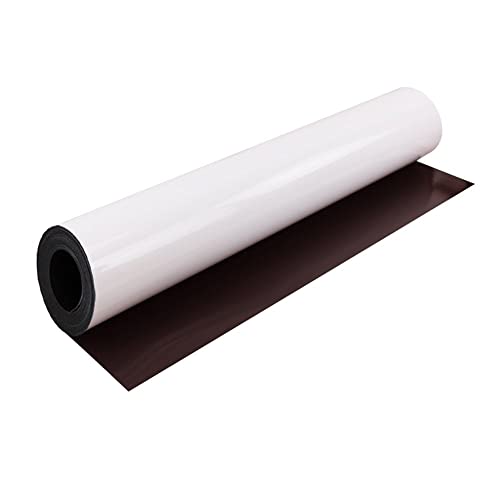 MagFlex® 620mm Wide Flexible Magnetic Sheet - Gloss White (1 Metre Length) von first4magnets