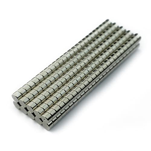 N45 Neodym Magnet Identifizierbare Nordfläche - 5mm Durchmesser x 3mm Dick - Packung von 20 von first4magnets