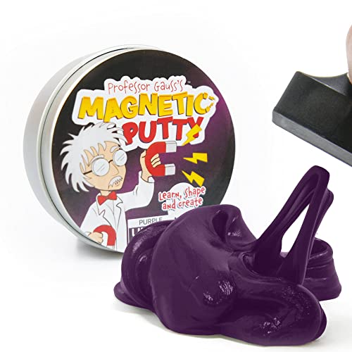 Professor Gauss™ Magnetputty Mit Skittle Magnet Für Kinder, Jungen, Mädchen, Wissenschaft, Lernen und Spaß - Lila GOO von first4magnets