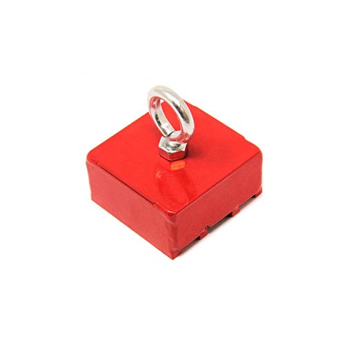 Stahlbedeckte Haltungsmagnete Zum Befestigen An Einer Kette Oder Einem Seil Zum Halten Eisenmaterial - 45 Kg Zug Stahlbedeckte Haltungsmagnete Zum Befestigen An Einer Kette Oder Einem Seil Zum Halten Eisenmaterial - 45 Kg Zug von first4magnets