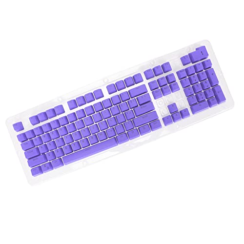 flexman 106 Tasten PBT Tastenkappen, OEM Ergonomisches Tastatur Tastenkappen Set, Computer Ersatzzubehör für 61, 87, 104 Mechanische Tastaturen für das Heimbüro (Lavendel) von flexman