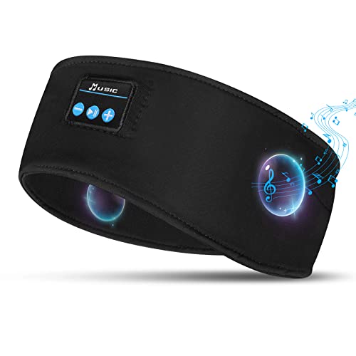 flintronic Schlafkopfhörer Bluetooth, Kabellose Schlaf Kopfhörer mit HD Stereo Lautsprecher für Männer/Frauen, zum Schlafen, Schlaflosigkeit, Sport von flintronic