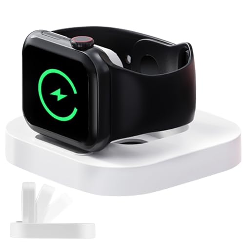 Flintronic Magnetische Ladestation für Apple Watch, Ladegerät für Apple Watch, iWatch Ladestation mit USB-C Ladekabel, Kabellose Ladekabel für Apple Watch Serie 10/9/8/Ultra/7/SE/6/5/4/3/2/1 von flintronic