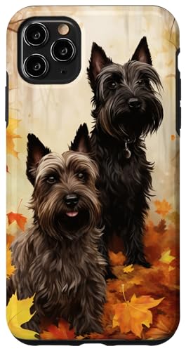 Hülle für iPhone 11 Pro Max Scottish Terrier Hunde Herbst Herbst Herbst Boho von flowers Design