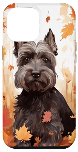 Hülle für iPhone 14 Plus Scottish Terrier Hunde Herbst Herbst Herbst Boho von flowers Design