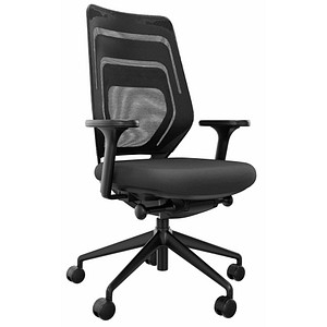 fm Bürostuhl Asiento, 4260761570839 Stoff schwarz, Gestell schwarz von fm